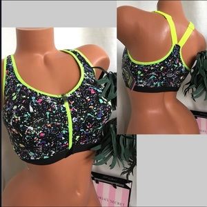 VS Knockout 32DD Glow in The Dark Neon Sports Bra